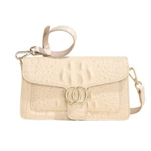 croc skin women shoulder handbag small square bag crossbody bag